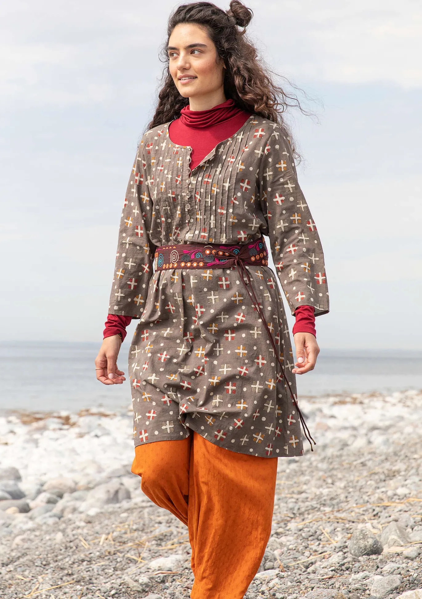 Webkleid „Neela“ aus Bio-Baumwolle