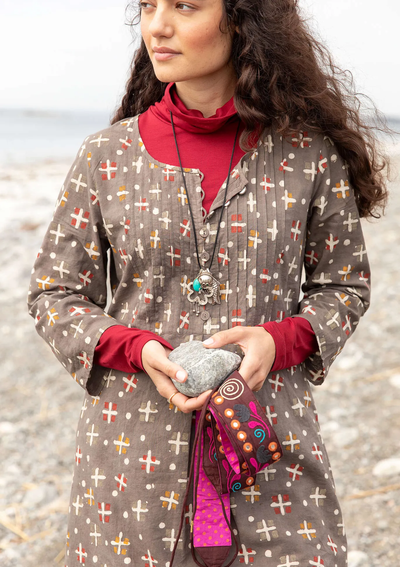 Webkleid „Neela“ aus Bio-Baumwolle