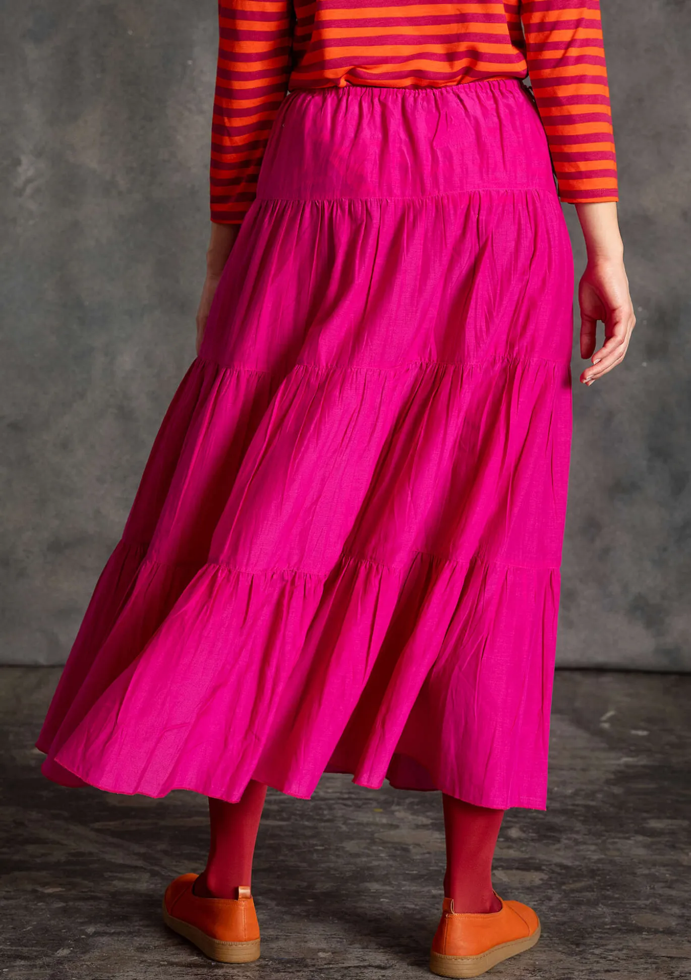 Webrock aus Baumwolle/Seide