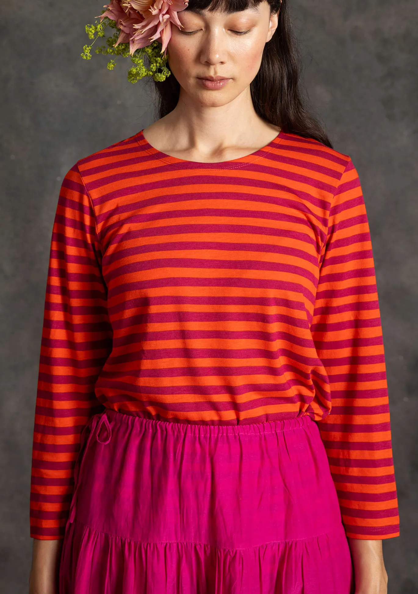 Webrock aus Baumwolle/Seide