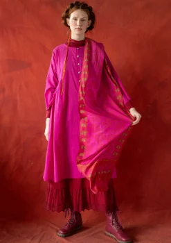 Webschal „Kamelia“ aus Bio-Baumwolle/Seide