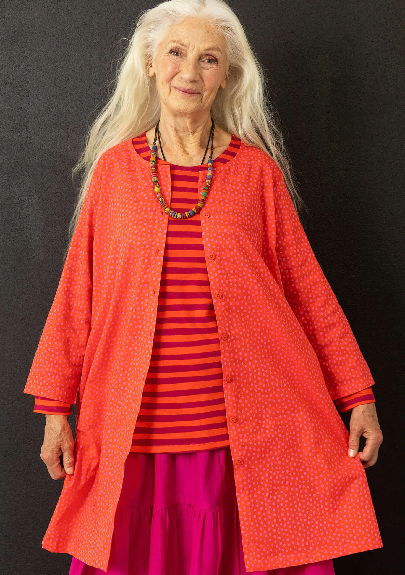 Webtunika „Monika“ aus Bio-Baumwolle