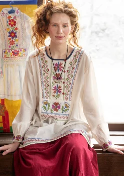 Webtunika „Wanja“ aus Bio-Baumwolle