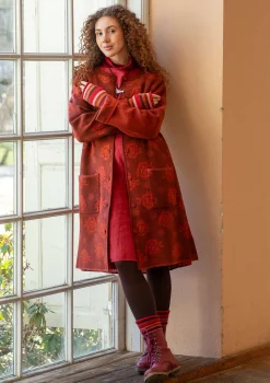 Wendemantel „Aria“ aus gefilztem Wollstrick