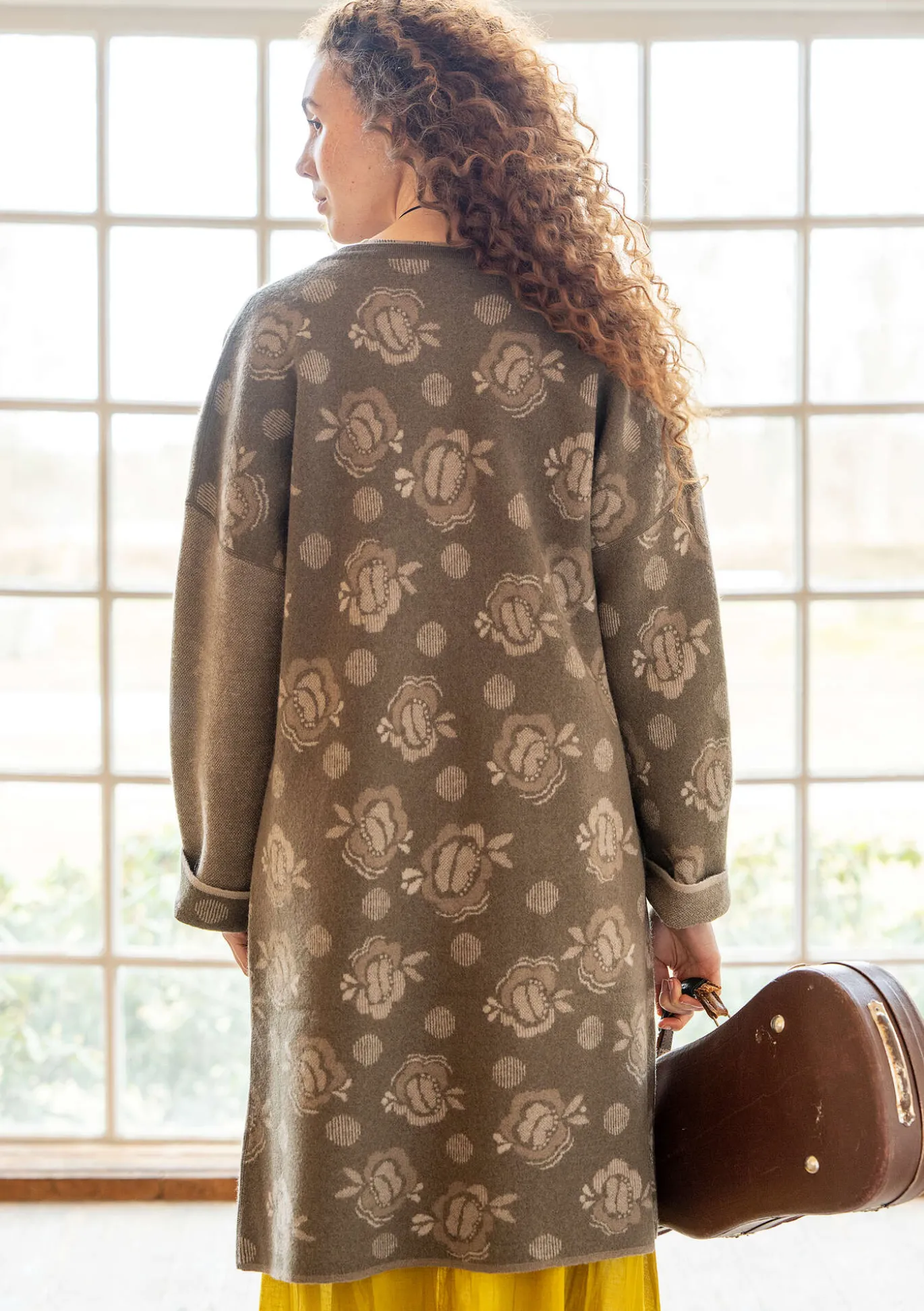 Wendemantel „Aria“ aus gefilztem Wollstrick