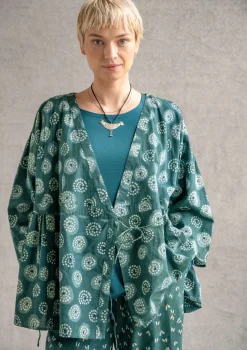 Wickelbluse „Clay“ aus Bio-Baumwolle