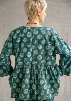 Wickelbluse „Clay“ aus Bio-Baumwolle