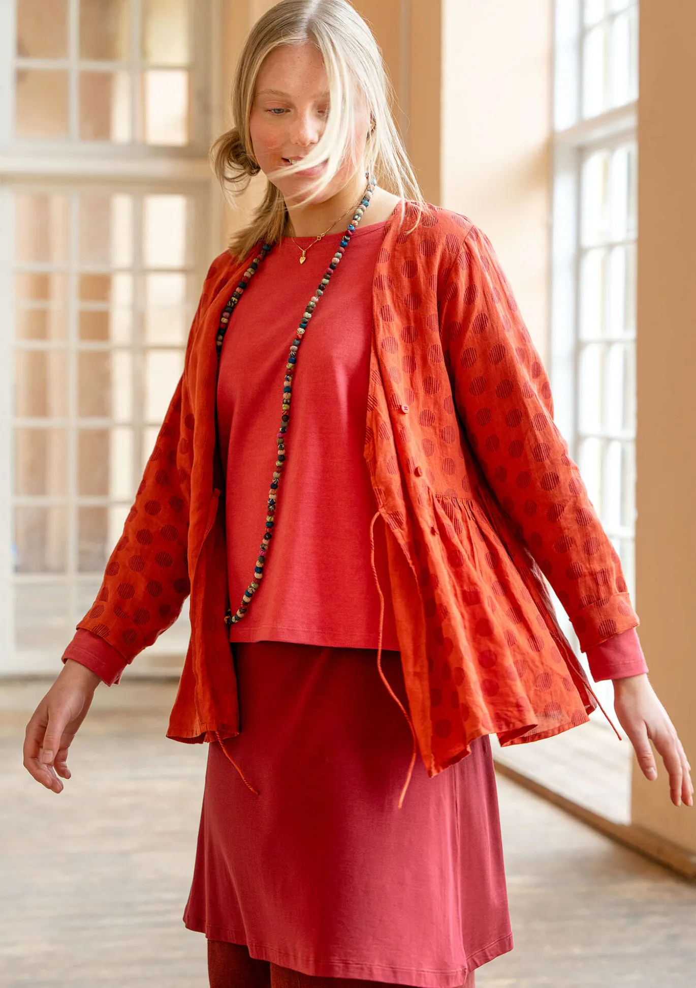 Wickelbluse „Piccolo“ aus Leinen