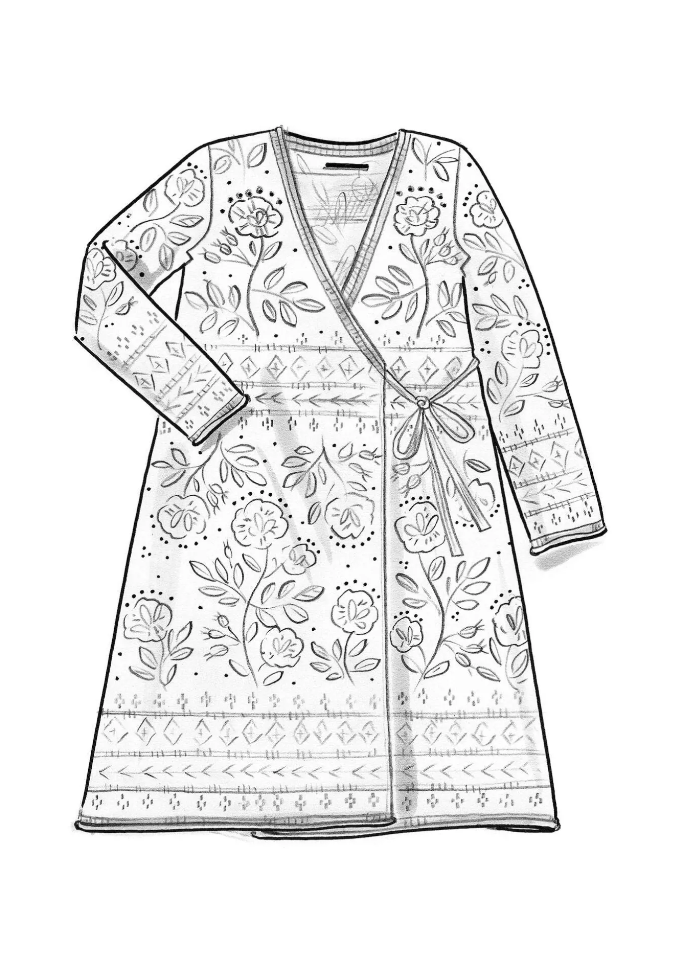 Wickeljacke „Lisa“ aus Bio-/Recycling-Baumwolle